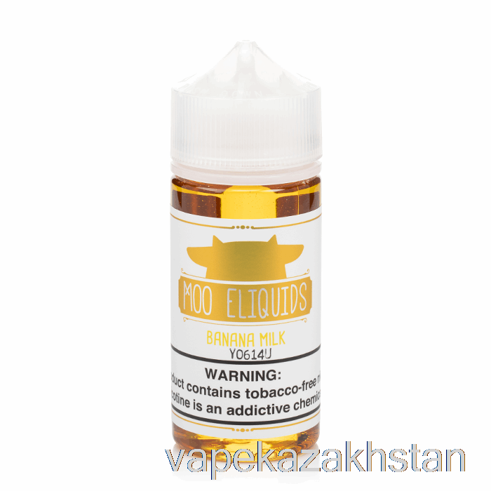 Vape Disposable Banana Milk - MOO E-Liquids - 100mL 3mg